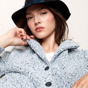 BOUCLE KNIT COAT C6141RR-708A