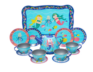 Mermaid Tin Tea Set MERTTS