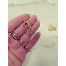 Load image into Gallery viewer, ATELIER SYP 18K GOLD MUSE CROSS EARRINGS
