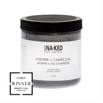 Load image into Gallery viewer, BUCK NAKED JASMINE &amp; CHARCOAL SUGAR SCRUB
