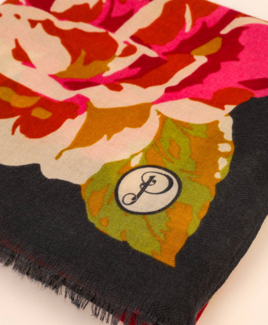 POWDER FLORAL TAPESTRY SCARF