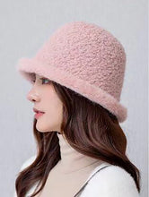 Load image into Gallery viewer, FUZZY BUCKET HAT W/BRIM HAT1261
