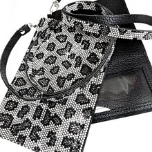 Load image into Gallery viewer, BUBBLES AND BLING CELLPHONE PURSE WITH DIAMONDS
