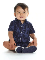 Load image into Gallery viewer, Printed Pique Romper*
