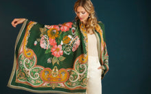 Load image into Gallery viewer, POWDER FOLK ART SCARF
