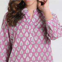 Load image into Gallery viewer, SIVA PURPLE TUNIC MAHOGANY
