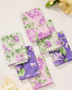 LILAC PATCHWORK TINY TOWEL