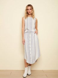 SKIRT WITH SLIT C7063