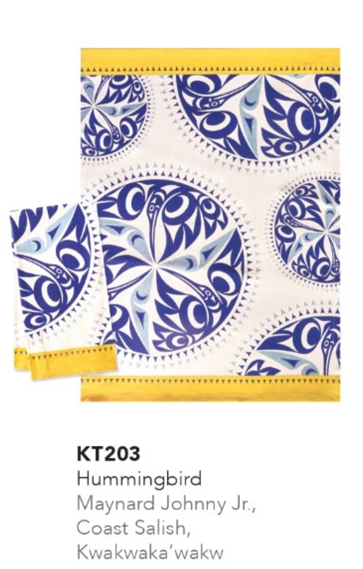 PRINTED TEA TOWEL NATIVENORTHWEST
