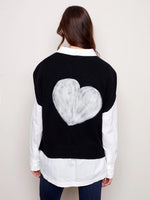 Load image into Gallery viewer, FUNNEL NECK VEST WITH SIDE BUTTON C2451/736A
