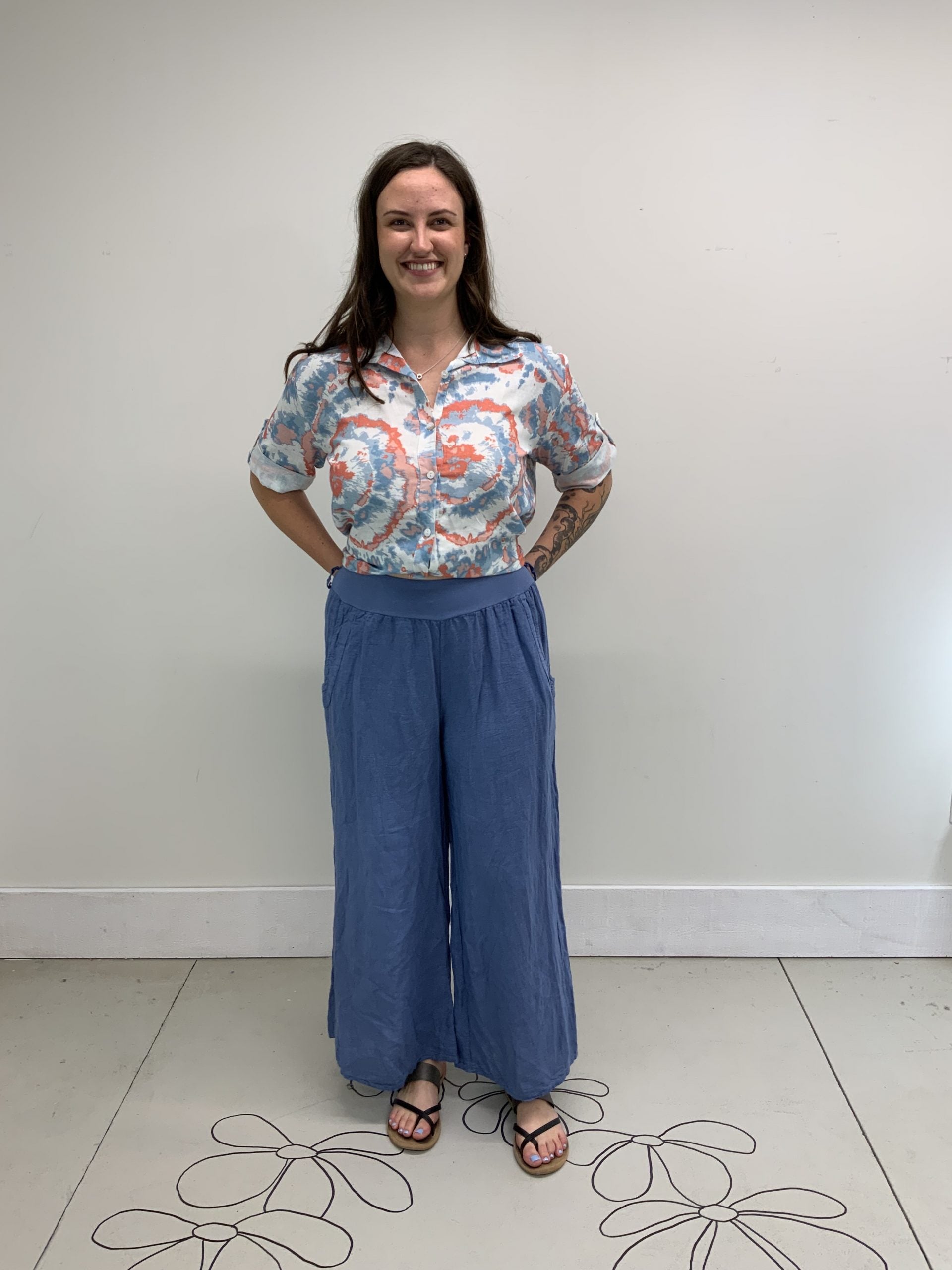 MARLENE LINEN PANT MS81318