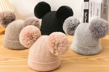 Load image into Gallery viewer, DOUBLE POM POM HAT 467
