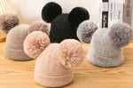Load image into Gallery viewer, DOUBLE POM POM HAT 467
