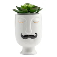 MOUSTACHE VASE