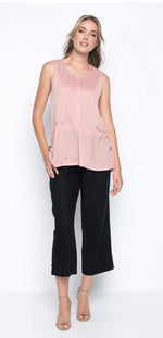 Load image into Gallery viewer, WIDE LEG CROP VM943 BLACK
