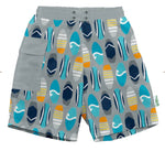 Load image into Gallery viewer, POCKET TRUNKS BUILT IN ABSORBENT SWIM DIAPER SURFBOARDS
