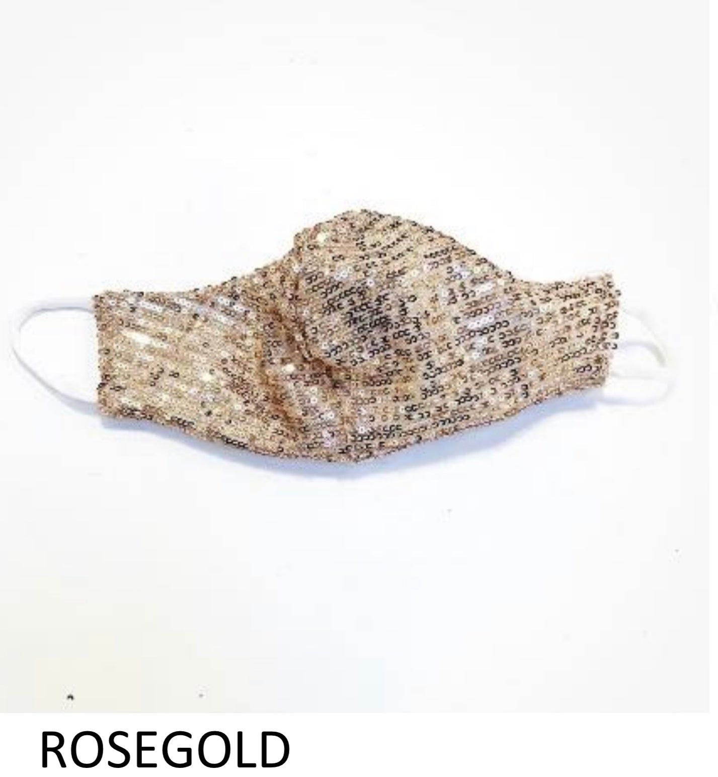 SEQUIN ROSE GOLD MASK 77198