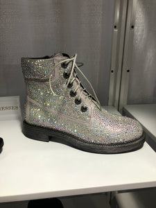 SPARKLE BOOT SILVER GXE-7