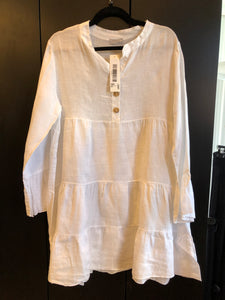 MADE IN ITALY DRESS/TUNIC WHITE