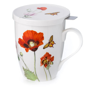 MACINTOSH POPPIES TEA MUG #MC020114