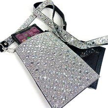 Load image into Gallery viewer, BUBBLES AND BLING CELLPHONE PURSE WITH DIAMONDS
