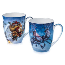 Load image into Gallery viewer, MACINTOSH SANTA CLAUS MUG PAIR #MC0308
