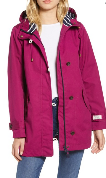 Joules sales berry coat
