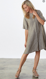 Load image into Gallery viewer, WINIFRED TUNIC BRYN WALKER 90448 BLUE AND GREY
