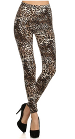 Load image into Gallery viewer, FLIRTY &amp; FEMME -SUEDED BROWN CHEETAH
