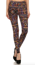 Load image into Gallery viewer, MODERN AZTEC - REGULAR BAND LEGGING FLIRTY AND FEMME
