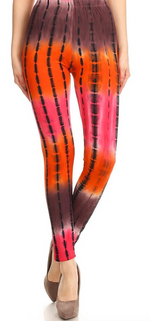 Load image into Gallery viewer, CORAL OMBRE - REGULAR BAND LEGGING FLIRTY AND FEMME
