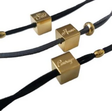 Load image into Gallery viewer, ATELIER SYP 18K DEANNA CUBE NECKLACE "COURAGE"
