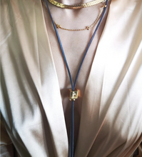 Load image into Gallery viewer, ATELIER SYP 18K DEANNA CUBE NECKLACE "COURAGE"
