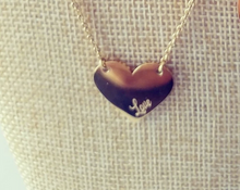 Load image into Gallery viewer, ATELIER SYP 18K LIVE LOVE LAUGH GOLD "HEART"
