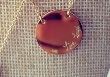 Load image into Gallery viewer, ATELIER SYP 18K LIVE LOVE LAUGH GOLD "HEART"
