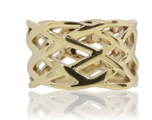 Load image into Gallery viewer, ARZ STEEL GOLD THICK RING  SSR61G
