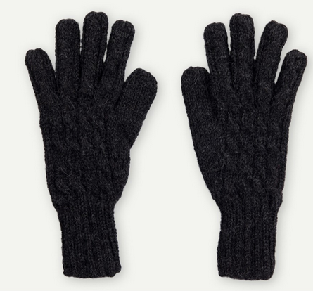 POKOLOKO ALPACA GLOVES CHARCOAL TTG1