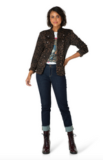 Load image into Gallery viewer, YEST LEOPARD SHORT JACKET 000356
