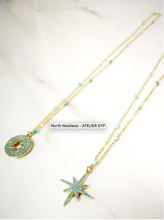 Load image into Gallery viewer, ATELIER SYP 18K AMAZONITE STAR NECKLACE

