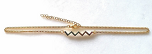 Load image into Gallery viewer, ATELIER SYP 18K RAINBOW ZIG ZAG PENDANT
