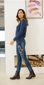 Load image into Gallery viewer, FLOWER JEANS JN-70 ROSE
