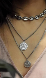 Load image into Gallery viewer, ATELIER SYP STAINLESS HOROSCOPE NECKLACE
