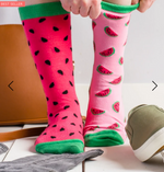 Load image into Gallery viewer, FRIDAY SOCKS - WOMENS WATERMELONS
