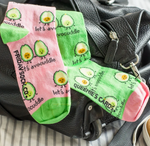 Load image into Gallery viewer, FRIDAY SOCKS - WOMENS AVACADO CUDDLE
