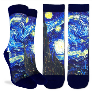 GOOD LUCK SOCKS WOMENS STARRY NIGHT 5-9