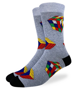 GOOD LUCK SOCKS RUBIKS CUBE  SIZE 13-17