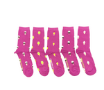 Load image into Gallery viewer, FRIDAY SOCKS BOX OF 5  - WOMEN ICECREAM SIZE 5-10
