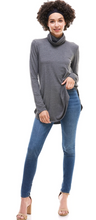 Load image into Gallery viewer, AZULES POLO NECK 2319RS CHARCOAL
