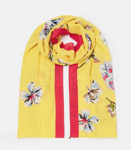 JOULES YELLOW FLOWER SCARF