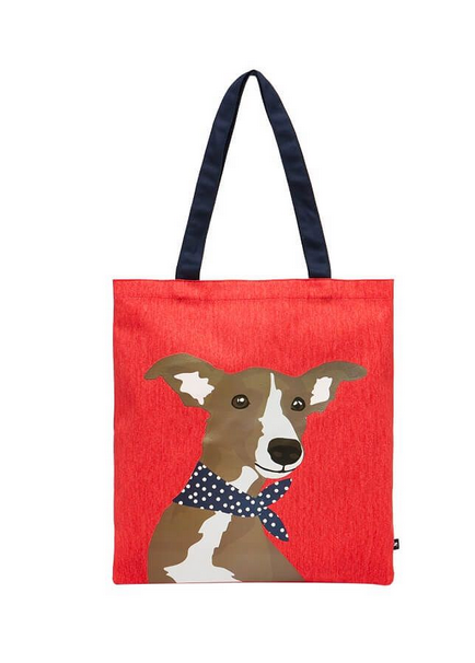 JOULES RED WHIPPET SHOPPER